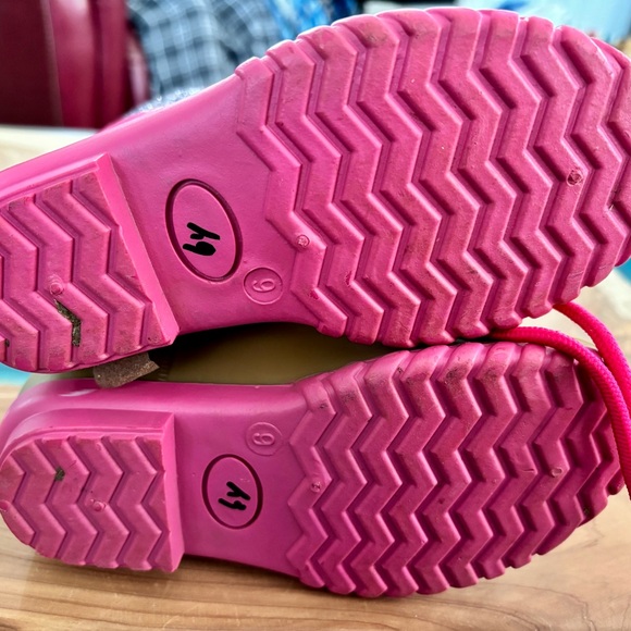 Fabkids Glittery Pink and Tan Boots - Picture 3 of 7